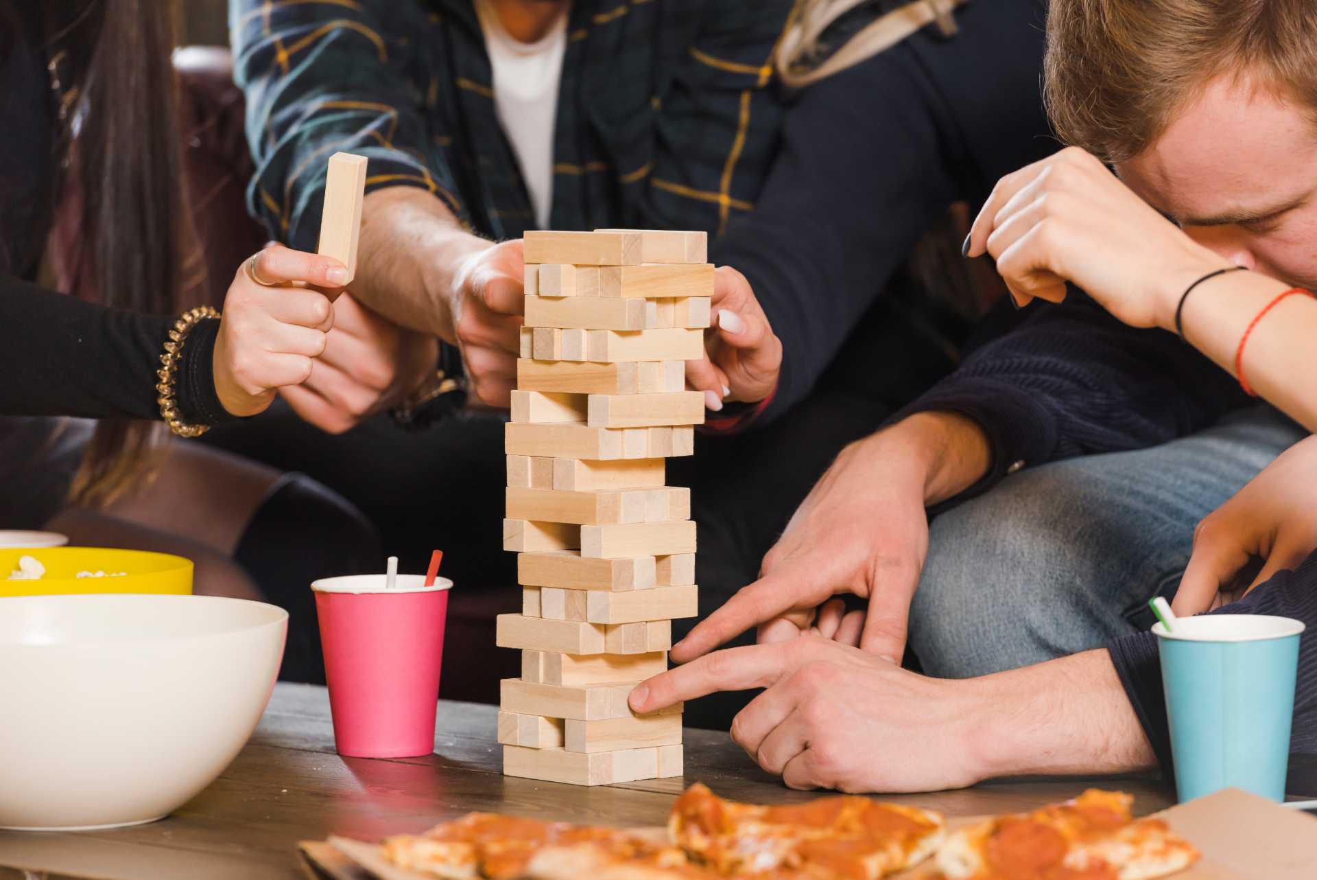 Jeux de société géants : Puissance 4, Jenga & Échecs